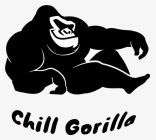 Transparent Gorilla Clipart Png - Chill Gorilla, Png Download, Transparent PNG