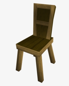 Transparent Wooden Chair Png - Runescape Chair Png, Png Download, Transparent PNG