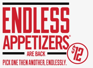 Endless Appetizers Are Back For Only $12 - Poster, HD Png Download, Transparent PNG
