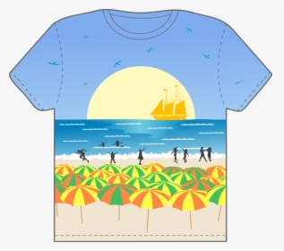 Web Design Development Pinterest - T Shirt Beach Clipart, HD Png Download, Transparent PNG