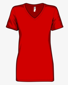 T-shirt Clip Art Women Clip Art - Red Shirt Clipart, HD Png Download, Transparent PNG