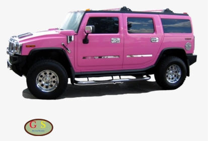 Hummer Car Pink , Png Download - Pink Hummer H2, Transparent Png, Transparent PNG
