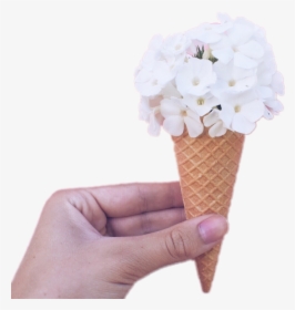 Icecream Icecreamcone Flowers, HD Png Download, Transparent PNG