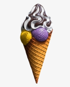 Ice, Cooling, Refreshment, Ice Cream Cone, Cold, Sweet - Ice Cream Cone, HD Png Download, Transparent PNG