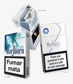 Marlboro Slim Menthol , Png Download - Marlboro Line Blue Slim, Transparent Png, Transparent PNG