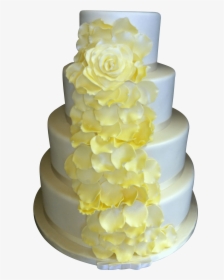 Rose Wedding Cake - Wedding Cake, HD Png Download, Transparent PNG