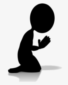 Prayer Png Transparent Images - Silhouette, Png Download, Transparent PNG
