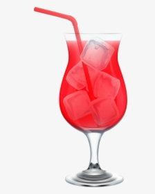Cocktails Clipart Beer Wine - Red Cocktail Png, Transparent Png, Transparent PNG