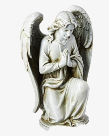 Angel Praying Kneeling Transparent - Kneeling, HD Png Download, Transparent PNG