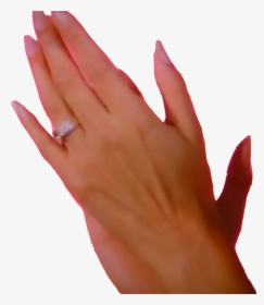 #hands #nails #pink #80s #aesthetic #clap - Thumb, HD Png Download, Transparent PNG