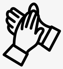 Clapping Png -outline Images Of Clap, Hd Png Download - Icon Palmas, Transparent Png, Transparent PNG