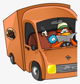 Java Delivery Truck - Club Penguin Bean Counters Truck, HD Png Download, Transparent PNG