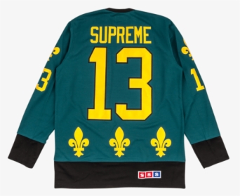 Supreme Fleur De Lis Hockey Top - Nhl Quebec Nordiques Jersey, HD Png Download, Transparent PNG