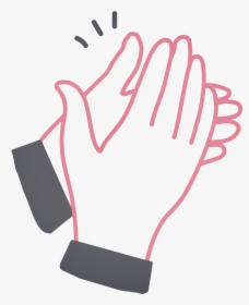 #hands #clapping #freetoedit - Illustration, HD Png Download, Transparent PNG