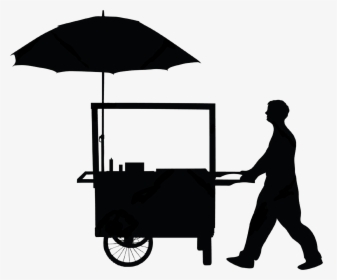 Food Cart Silhouette, HD Png Download, Transparent PNG