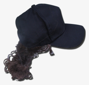 Mens Hat With Hair, HD Png Download, Transparent PNG