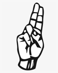 Bruh Sign Language Png Clipart , Png Download - U En Lenguaje De Señas, Transparent Png, Transparent PNG
