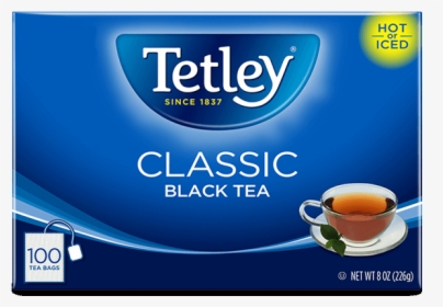 Classic 100 Ct - Black Tea Tetley, HD Png Download, Transparent PNG