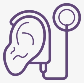Noun Cochlear Implant 1465376 62487b - Cochlear Implant Symbol Png, Transparent Png, Transparent PNG