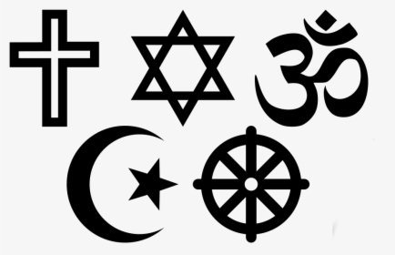 Religious Syms Copy - 5 Main Religion Symbols, HD Png Download, Transparent PNG