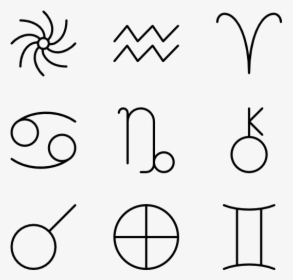 Astrology Signs Icon, HD Png Download, Transparent PNG