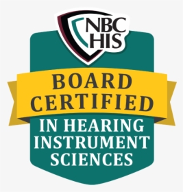Board Certified Logo In Hearing Instrument Sciences, HD Png Download, Transparent PNG
