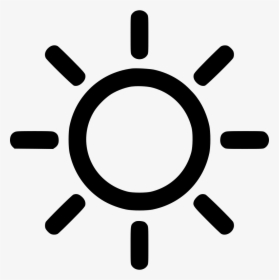Sun Sunny Day - Morning Icon Vector Png, Transparent Png, Transparent PNG