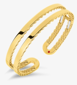 Roberto Coin Double Symphony Golden Gate Bangle - Body Jewelry, HD Png Download, Transparent PNG