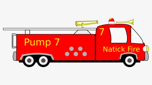 Toy Fire Truck Clip Arts - Fire Truck Christmas Png, Transparent Png, Transparent PNG
