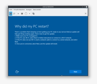 Did My Pc Restart Windows 10, HD Png Download, Transparent PNG