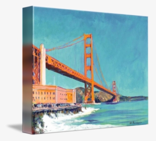 Golden State Bridge Painting, HD Png Download, Transparent PNG