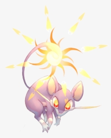 Rattata Used Sunny Day Game Art Hq Pokemon Tribute - Illustration, HD Png Download, Transparent PNG