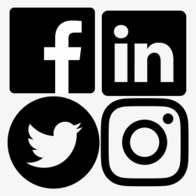 Social Media Training - 4 Social Media Logos, HD Png Download, Transparent PNG