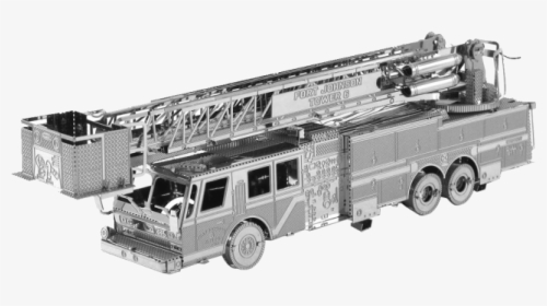 Metal Earth - Fire Engine - Model Metal Fire Truck, HD Png Download, Transparent PNG