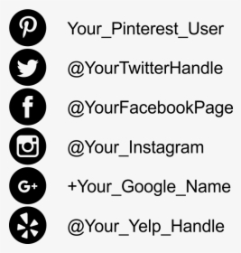 Social Media Handles Stamp  title Social Media Handles - Circle, HD Png Download, Transparent PNG