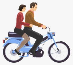 Moped Couple - Happy Wheels Characters, HD Png Download, Transparent PNG