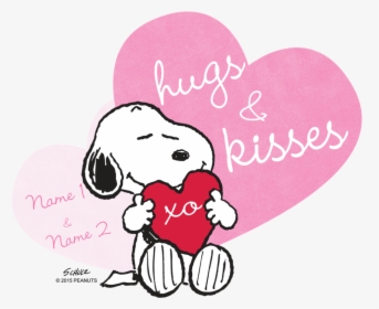 Snoopy Hugs And Kisses, HD Png Download, Transparent PNG