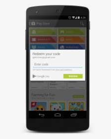 Redeem A Card - Google Play Card For Android, HD Png Download, Transparent PNG