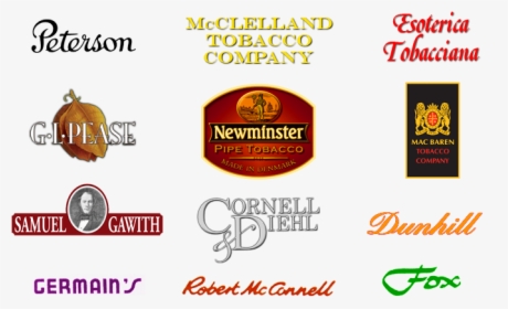 Pipe Tobacco Logos - Tobacco Company Logos, HD Png Download, Transparent PNG
