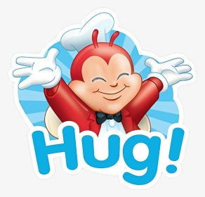 Hugging Clipart Love - Jollibee Images Clipart, HD Png Download, Transparent PNG