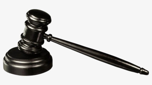 Gavel Png - Black And White Gavel And Hammer, Transparent Png, Transparent PNG