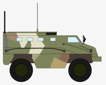Soldiers Vector Humvee - Clipart Armoured Car, HD Png Download, Transparent PNG