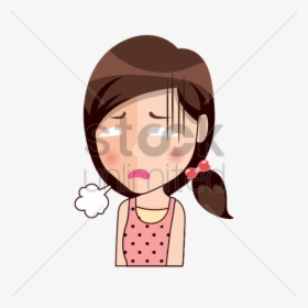 Stressed Cartoon Face - Person Stressed Out Cartoon Png, Transparent Png, Transparent PNG