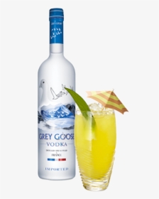 Grey Goose Une Journee Cocktail Shot With Bottle - Liquor, HD Png Download, Transparent PNG