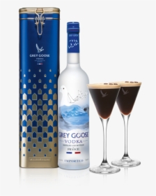 Grey Goose Holiday Tin And Espresso Martini - Liqueur, HD Png Download, Transparent PNG