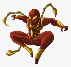 Iron Spiderman Png Photo - Iron Spider Man Cartoon, Transparent Png, Transparent PNG