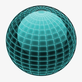 [freebie] Vector Cyan Globe On Transparent Background - Globe With Lines Red, HD Png Download, Transparent PNG