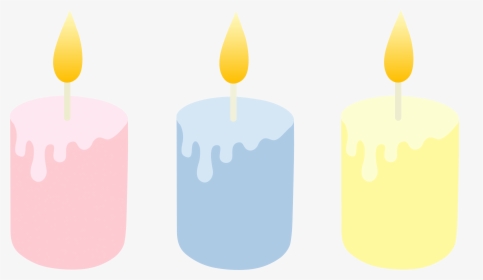 Transparent Lit Candle Png - Free Candle Clip Art, Png Download, Transparent PNG