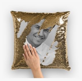 Mark Wahlberg Sequin Cushion Cover   Class - Sequin Cushions, HD Png Download, Transparent PNG