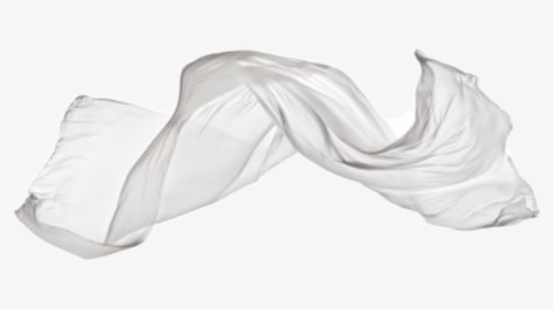 #sticker #fabric #flowing #freetoedit #sheer #remixme - Flowing White Fabric Png, Transparent Png, Transparent PNG